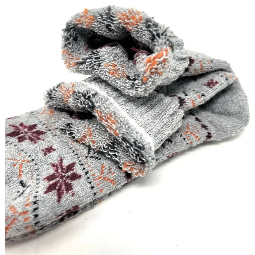 NWT Women's Lamb Wool Crew Socks, Thermal Warm Winter Heavy Duty Boot, 6 Pairs - Picture 2 of 3